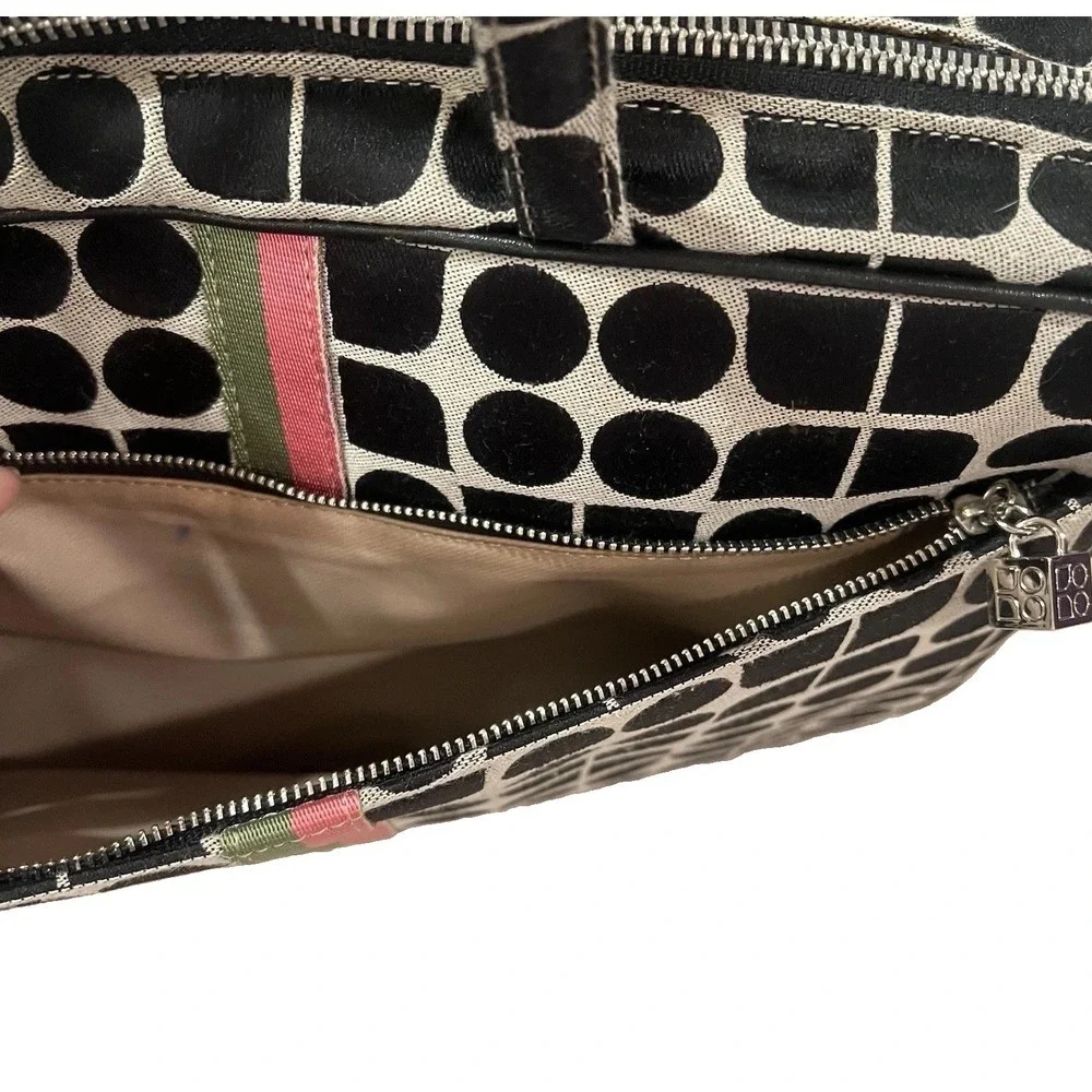 Kate Spade NY Vtg Dot Noel Y2K Travel Cosmetic Toiletry Bag Modern Designer